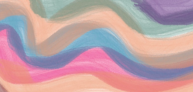 Cute wavy soft art background