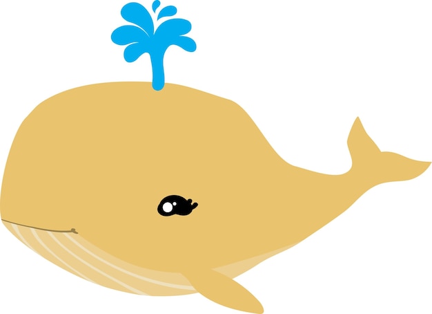 cute whale cartoon