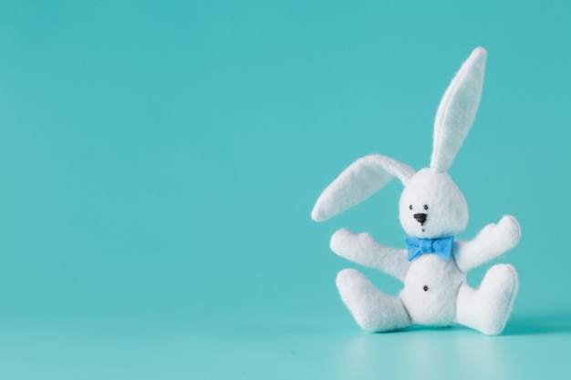 Cute white rabbit toy