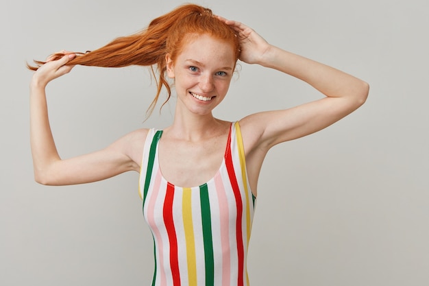 Redhead Girl Bikini