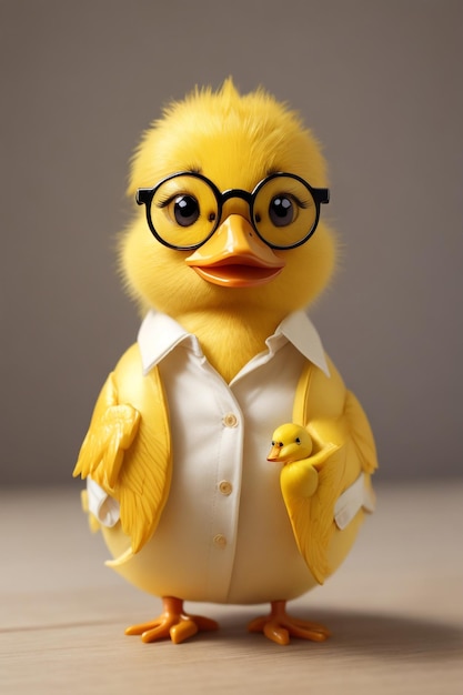 Cute yellow Duckling