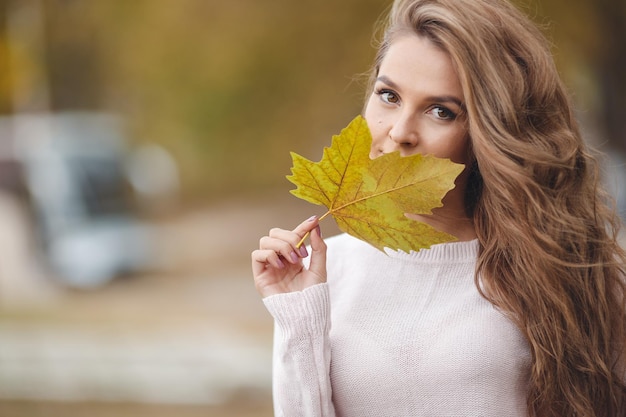 cute young woman outdoor