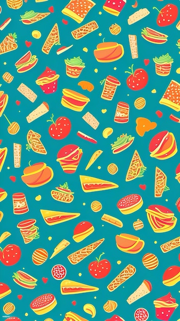 Photo cute yumm art dream patterns ai