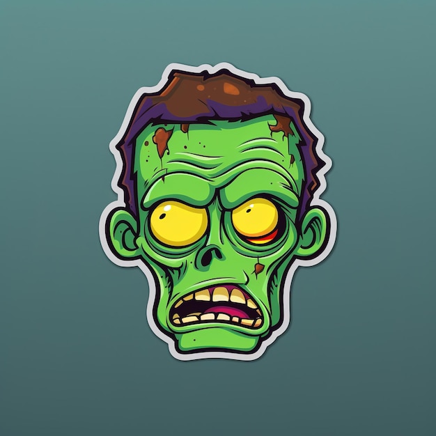 Photo cute zombie sticker