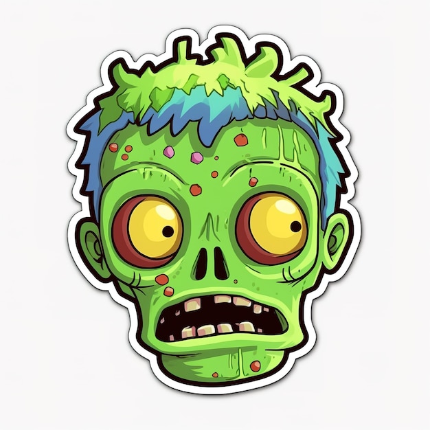 Photo cute zombie sticker