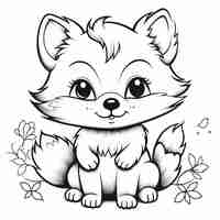 Photo cuteness unleashed simplistic coloring pages of adorable animals