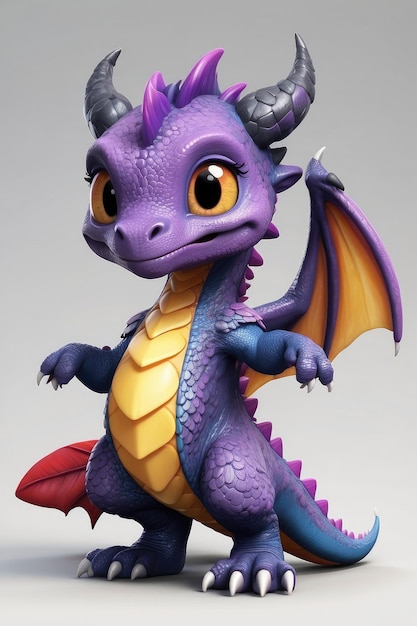 The cutest dragon character high definition