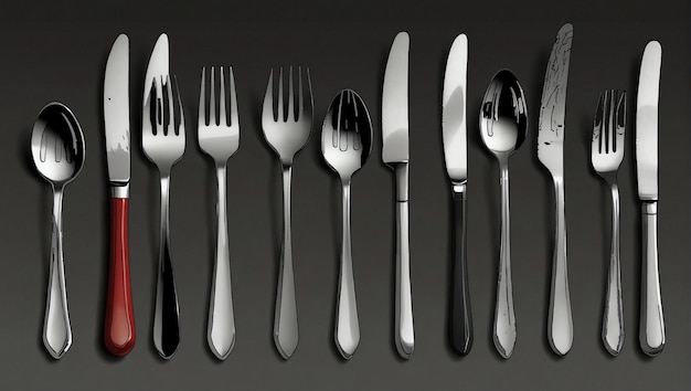 cutlery cartoon