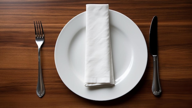 cutlery and crockery on the table