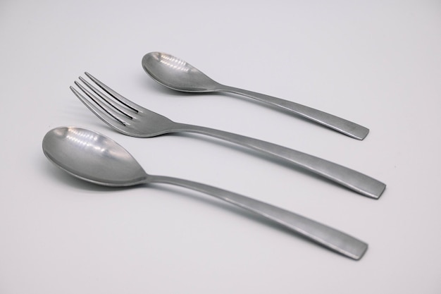 Cutlery spoon and fork eating utensils