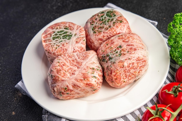 カツ ひき肉 とろろ とろ網 豚・牛 生ひき肉 生食 卓上 おつまみ