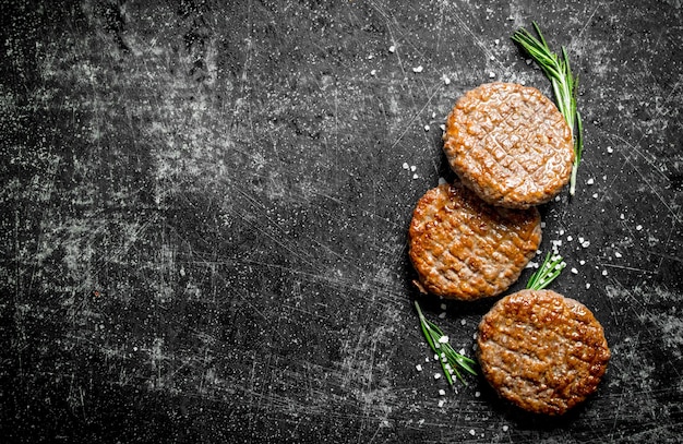 Cutlets with rosemary