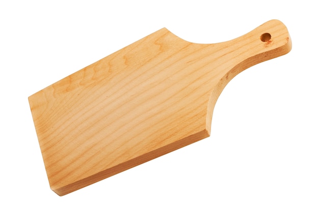 Cutting board on a white background. isolated object