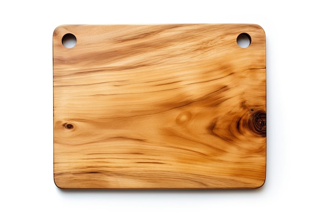 cutting board on a white background