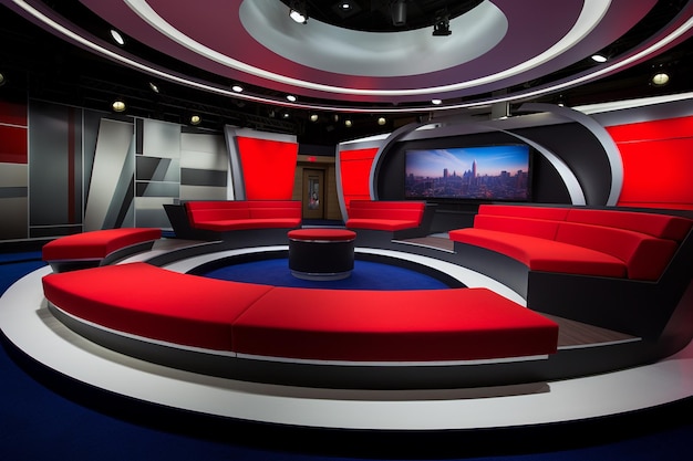 Cutting Edge Newsroom Set with Advanced Features