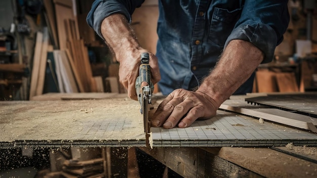 Cutting plywood