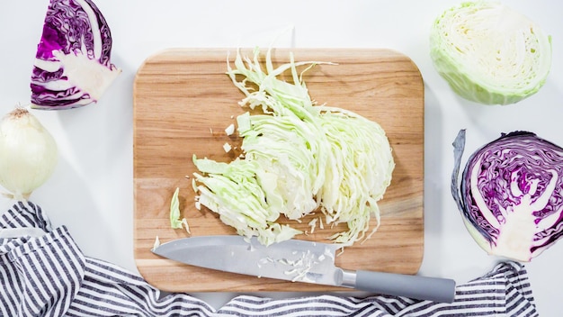 Photo cutting vegetables