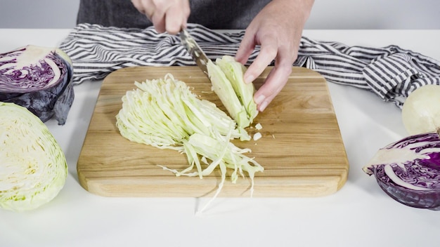 Cutting vegetables