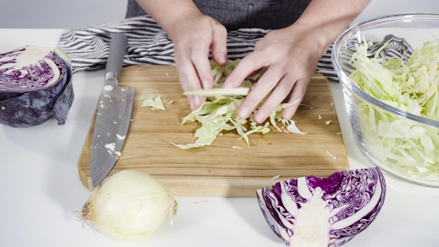 Cutting vegetables