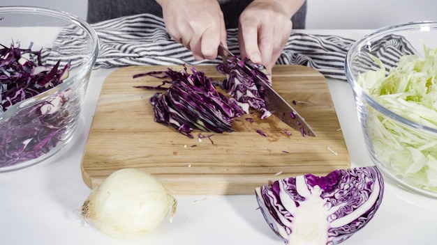 Cutting vegetables