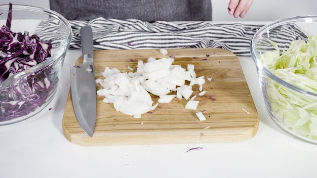 Cutting vegetables