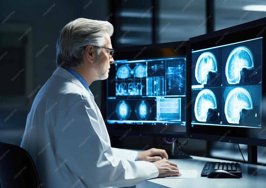 Premium AI Image  A cuttingedge AIpowered medical imaging system 