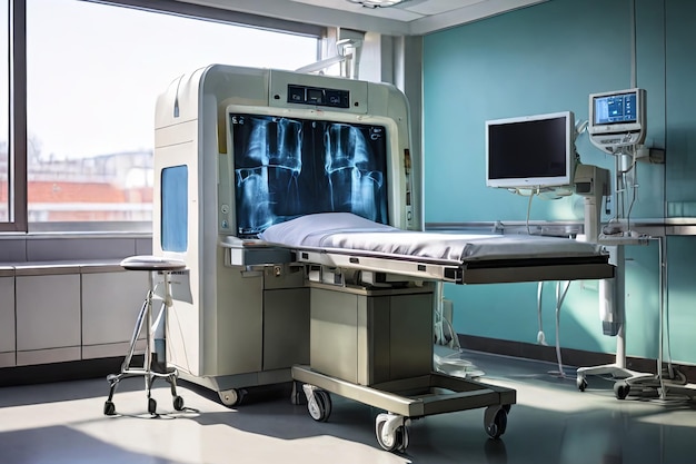 Cuttingedge medical imaging Xray machine in a hospital providing precise diagnostics