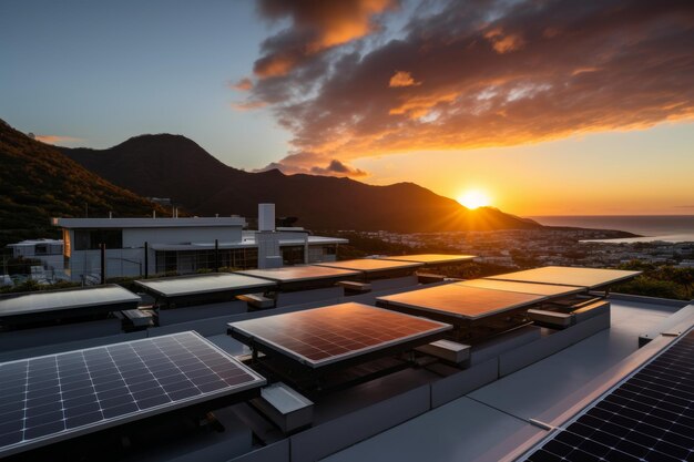 エコフレンドリーで効率的な発電のための最先端の太陽エネルギーパネル