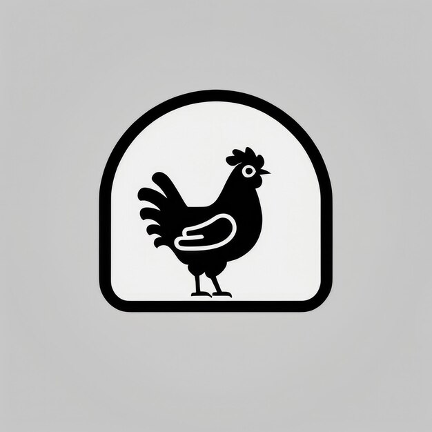 チキンのロゴ (png)