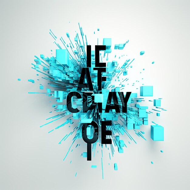 Photo cyan black friday typography versatile design concept