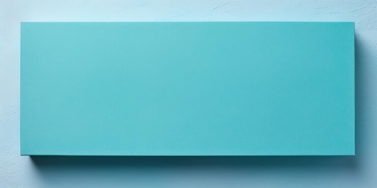 Photo サイアンブランク (cyan blank) は環境に優しいカートボックス紙に暗い色で塗装された淡い色のグラデーションです