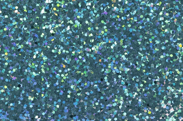 Cyan glitter for texture or background Low contrast photo