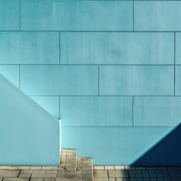 Photo cyan wall with shadows on it top view flat lay background texture job id cc5cbdb83c7a4a3d99e4ffceae2084f2