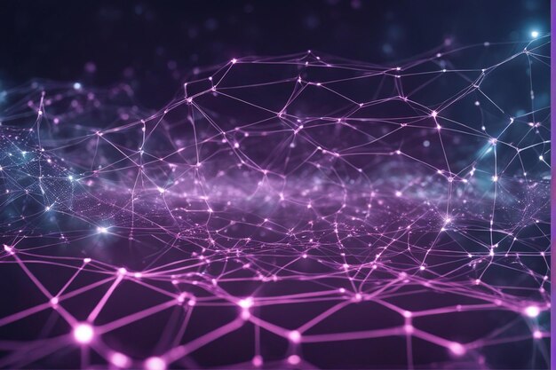 Premium Photo | Cyber big data flow Blockchain data fields Network