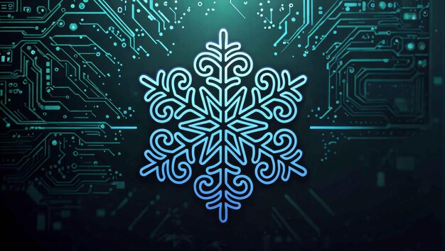 Foto carta da parati di natale cyber