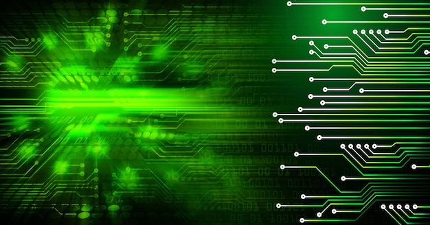 Photo cyber circuit future technology concept background