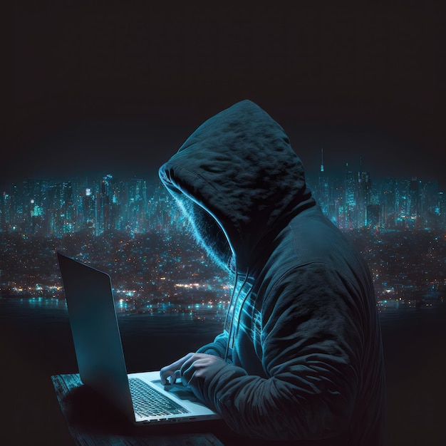 Cyber criminal using network for financial gain generative ai
