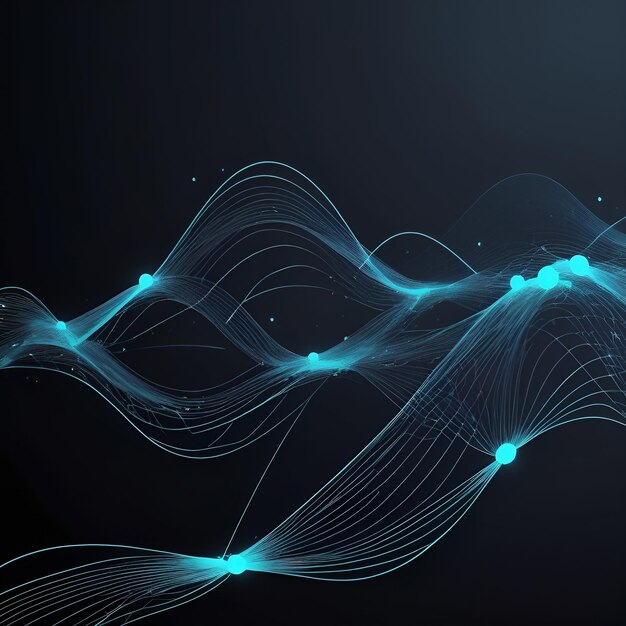 Cyber Data Flow Blockchain AI Netwerken Digitale golven Cyber Data Flows Blockchain AI Netwerke Digitale Golven