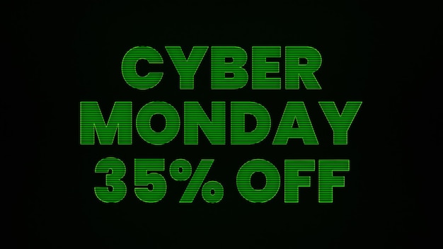 Cyber Monday 35 Percent Off