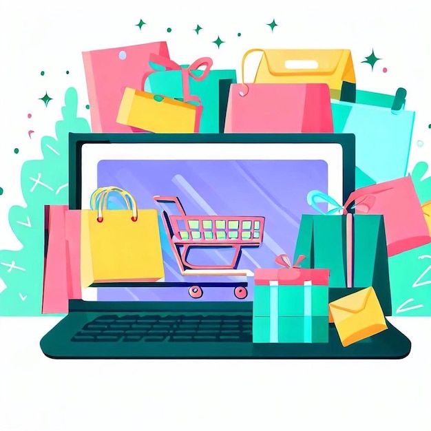 Photo cyber monday day illustration design