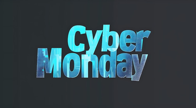 Foto cyber monday masterpiece vector illustration extravaganza