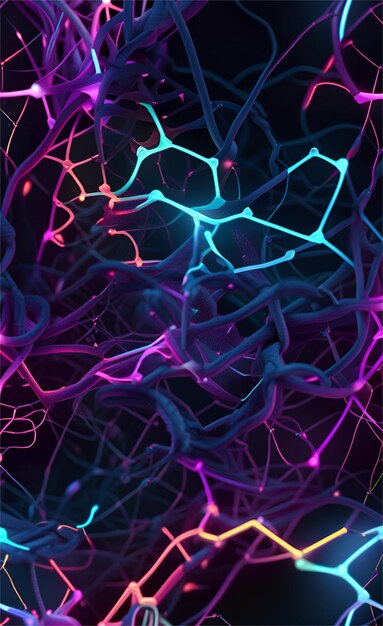 Cyber Monday Neurons Wire Background