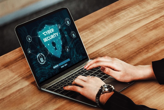 cyber security and digital data protection concept uds