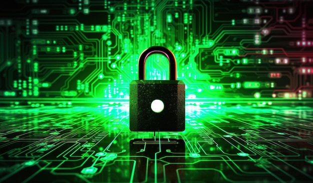 Cyber security digitale misdaad concept gegevensbescherming