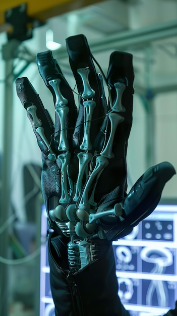 Cyber security gloves Biometric implants