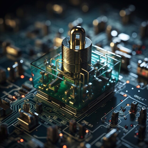 cyber security it engineer working on protecting network against cyberattack from hackers on internet secure access generative ai