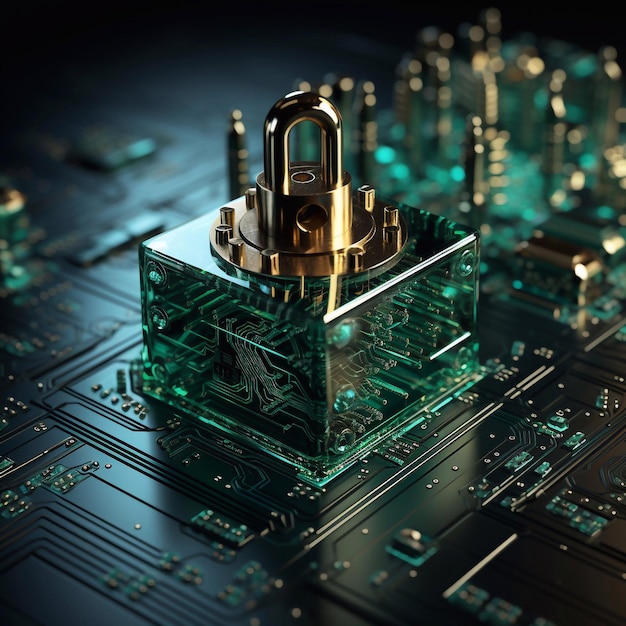 cyber security it working on protecting network against cyberattack from hackers on internet secure access generative ai