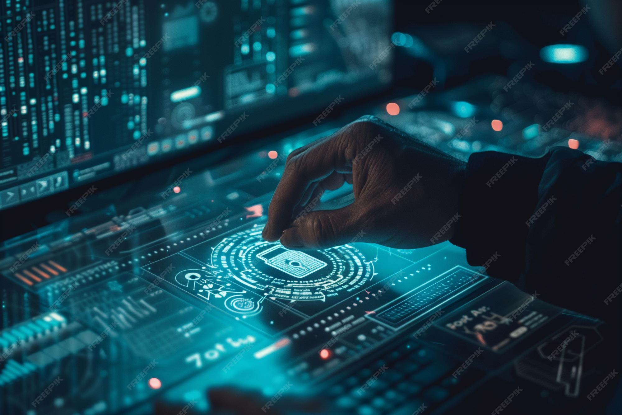 Premium Photo | Cyber security system data protection digital ...