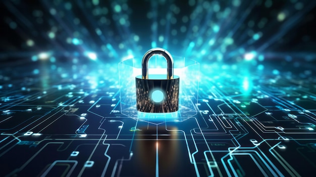 Cyberbeveiliging en dataconcepthangslot voor de privacy van gegevenszaken