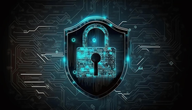 cyberbeveiliging en privacyconcept van gegevensbescherming